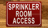 HPD SPRINKLER ROOM ACCESS SIGN