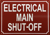 ELECTRICAL MAIN SHUT-OFF SIGN