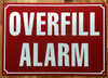 OVERFILL ALARM SIGN