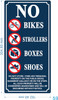 NYC NYC NO STORAGE IN HALLWAY SIGNS