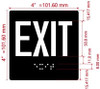 FD ELEVATOR FLOOR NUMBER THE LEXINGTON AVE LINE (EXIT) SIGN
