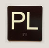 FD ELEVATOR FLOOR NUMBER THE LEXINGTON AVE LINE (PL-PARKING LEVEL) SIGN