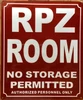 RPZ ROOM SIGN