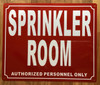 FD SPRINKLER ROOM SIGN