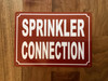 FD SPRINKLER CONNECTION SIGN