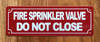 NYC FIRE SPRINKLER VALVE