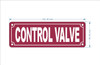 FD CONTROL VALVE SIGN