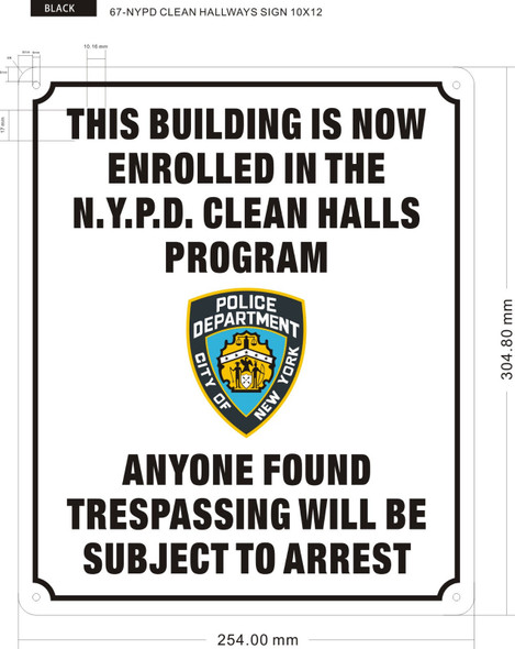 NYPD CLEAN HALLWAYS