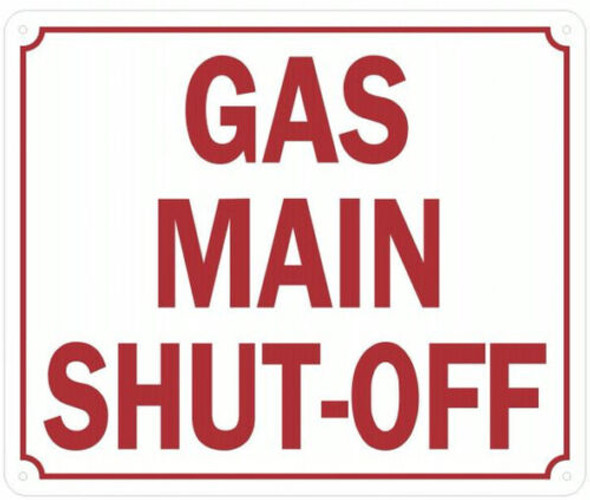 GAS MAIN SHUT-OFF