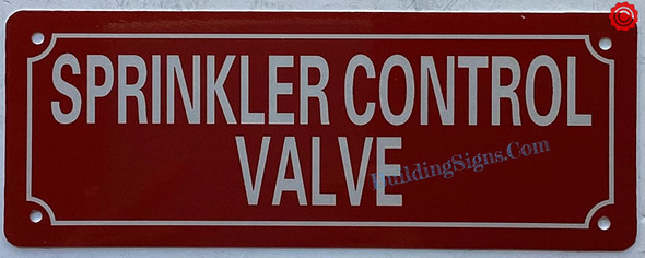 SPRINKLER CONTROL VALVE SIGN