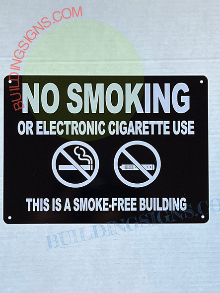 NO Smoking OR Electronic Cigarettes USE This is A Smoke Free Building Signage