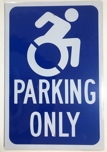 HANDICAP "PARKING ONLY" Sign