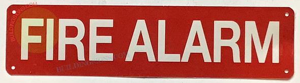 FIRE ALARM SIGN, Fire Safety Sign