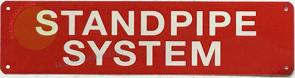 STANDPIPE SYSTEM Signage
