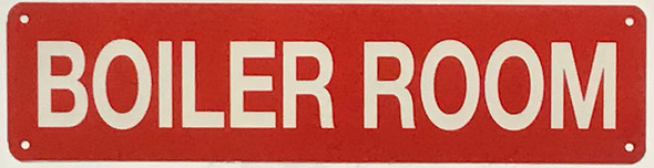 BOILER ROOM SIGN