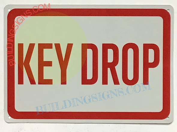 Key Drop Signage