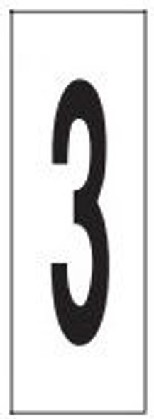 PHOTOLUMINESCENT DOOR NUMBER 3 SIGN HEAVY DUTY / GLOW IN THE DARK "DOOR NUMBER THREE" SIGN HEAVY DUTY