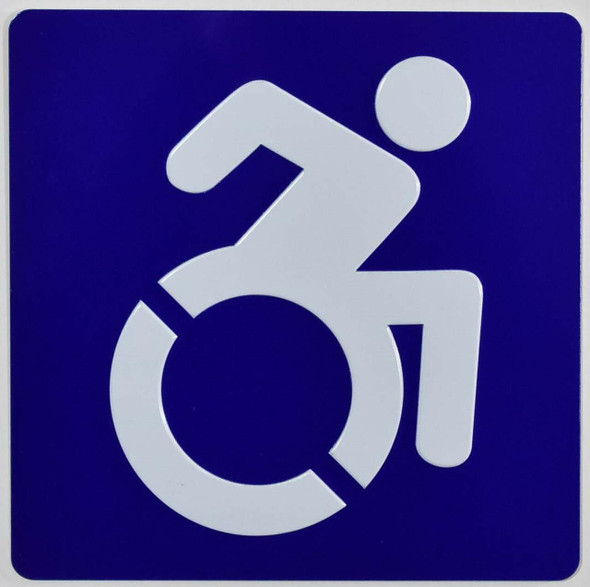 ADA-International Symbol of Accessibility (ISA) Sign Tactile Signs Ada sign