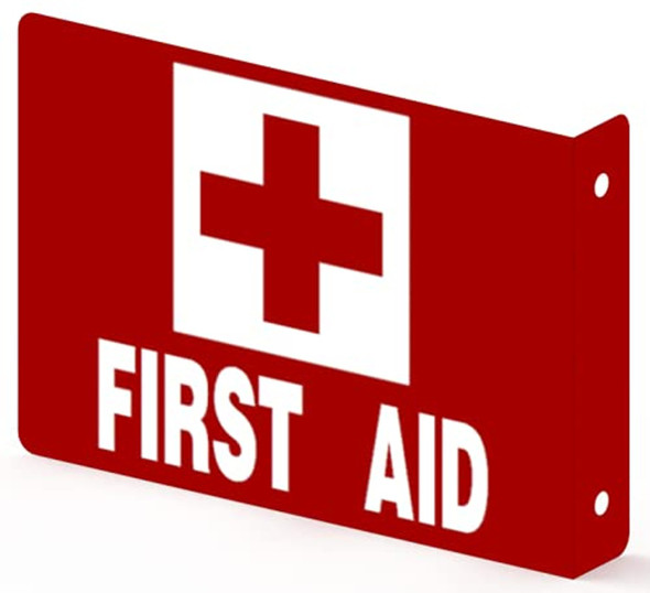 2 pack-FIRST AID PROJECTION SIGN-FIRST AID PROJECTION 3D SIGN -ESPECTADORA LINE