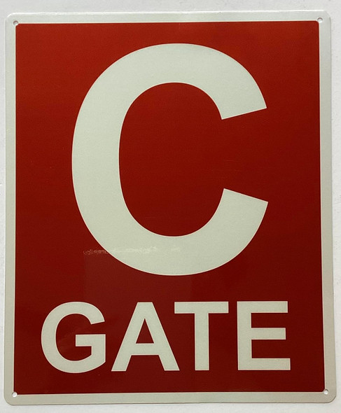 Gate C Signage