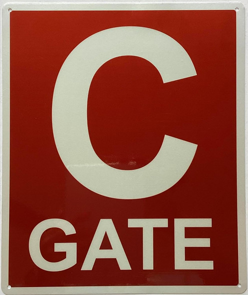 Gate C Sign