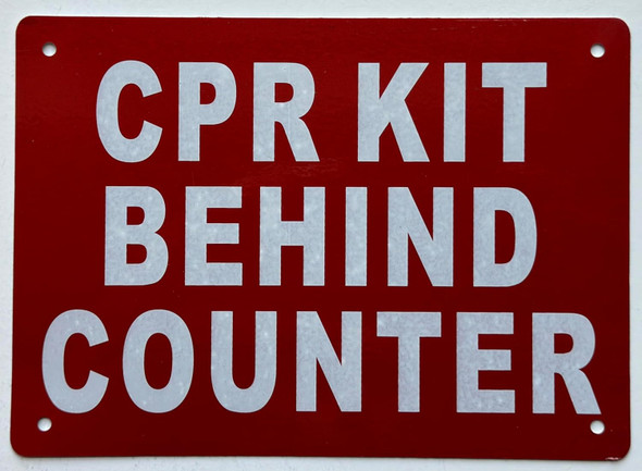 CPR KIT BEHIND COUNTER