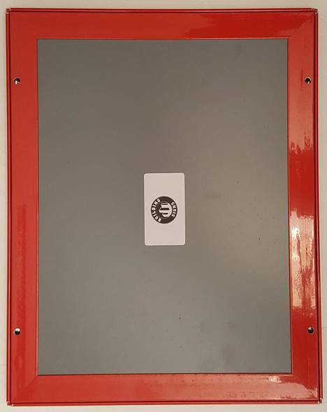 Signage  RED Poster Frame 6x9 Inches, snap frame, Outdoor Poster Display Unit