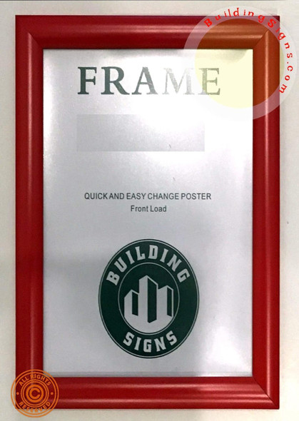 Black Poster Frame 5.5x8.5 Inches, snap frame 5.5x8.5, Outdoor Poster Display Unit