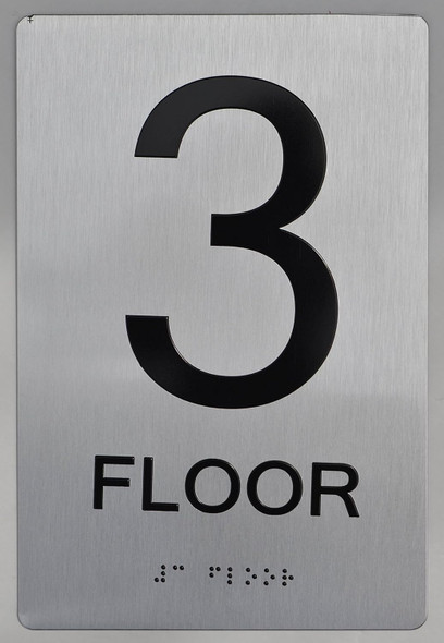 FLOOR NUMBER  Tactile Graphics Grade 2 Braille Text with raised letters