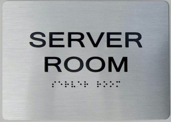 Server Room Tactile Signs The sensation line  Braille sign