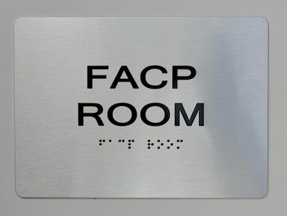 FACP Room ADA-Sign -Tactile Signs The sensation line   Braille sign