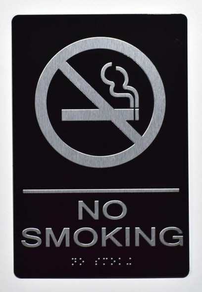 NO SMOKING Sign -Tactile Signs Tactile Signs  - BRAILLE   Braille sign