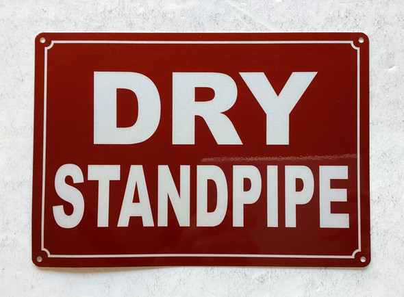 NYC DRY STANDPIPE SIGN
