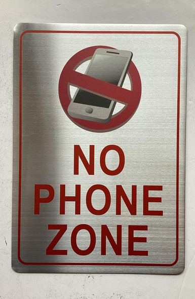 NYC NO PHONE ZONE SIGN
