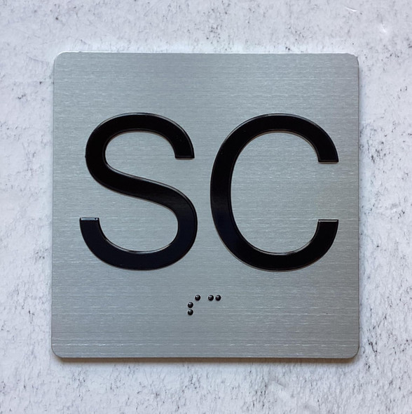 NYC ELEVATOR SC FLOOR SIGN