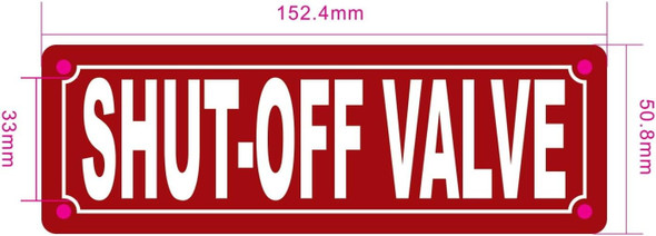 NYC SHUT-OFF VALVE SIGN
