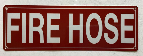 NYC FIRE HOSE SIGN