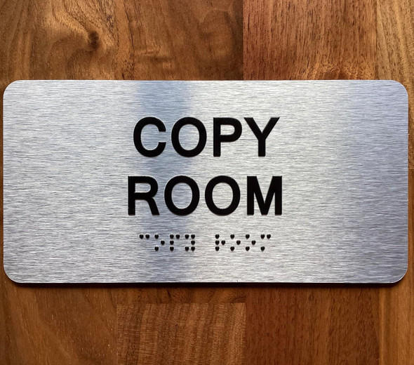 NYC COPY ROOM SIGN WITH RAISED LETTERS