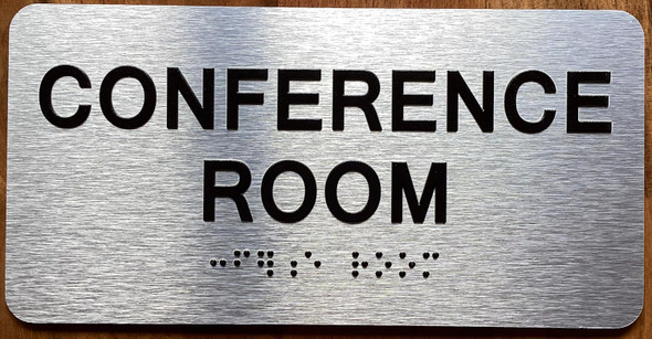 CONFERENCE ROOM SIGN WITH RAISED LETTERS
