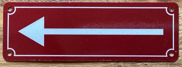 ARROW SIGN FOR SPRINKLER SYSTEM