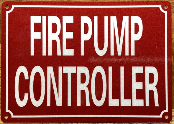 FIRE PUMP CONTROLLER SIGN