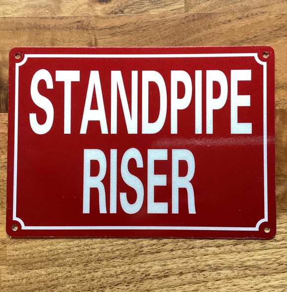 NYC STANDPIPE RISER SIGN