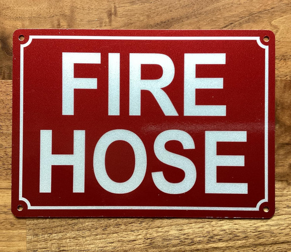 NYC FIRE HOSE SIGN