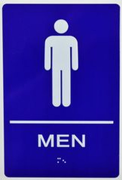 Men Restroom Sign -Tactile Signs  The Sensation line  Braille sign