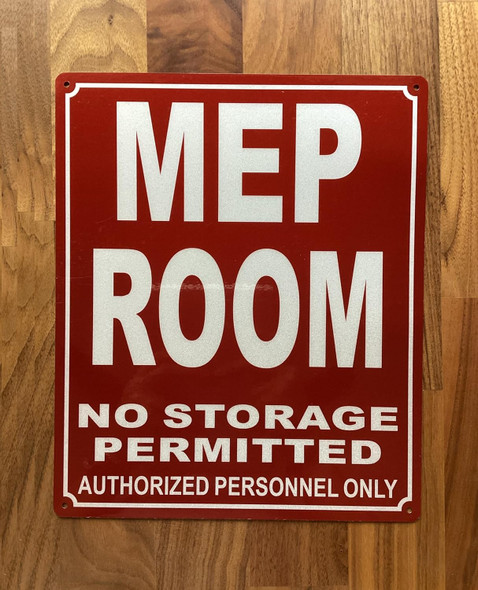 NYC MEP ROOM SIGN/MECHANICAL