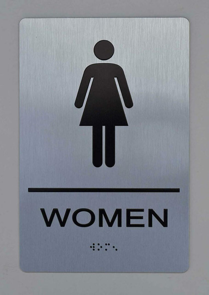 Women  Braille sign -Tactile Signs The Sensation line  Braille sign