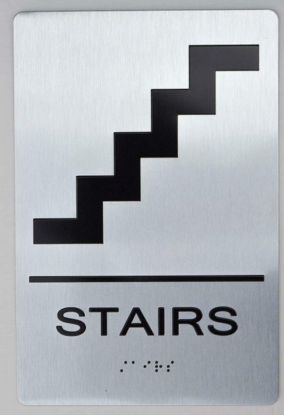 STAIRS  Braille sign -Tactile Signs The sensation line  Braille sign