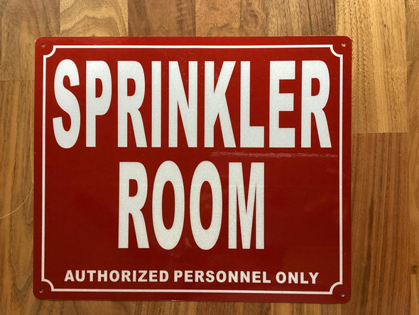 NYC SPRINKLER ROOM SIGN