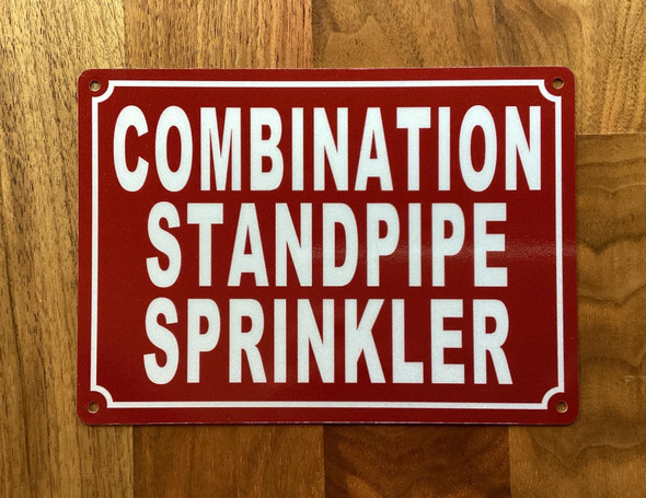 NYC COMBINATION STANDPIPE SPRINKLER SIGN