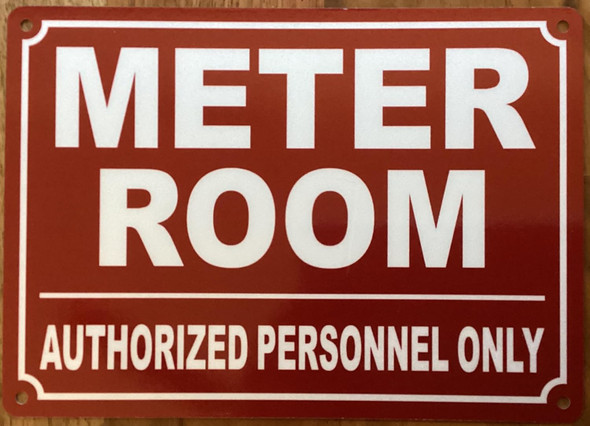 METER ROOM SIGN